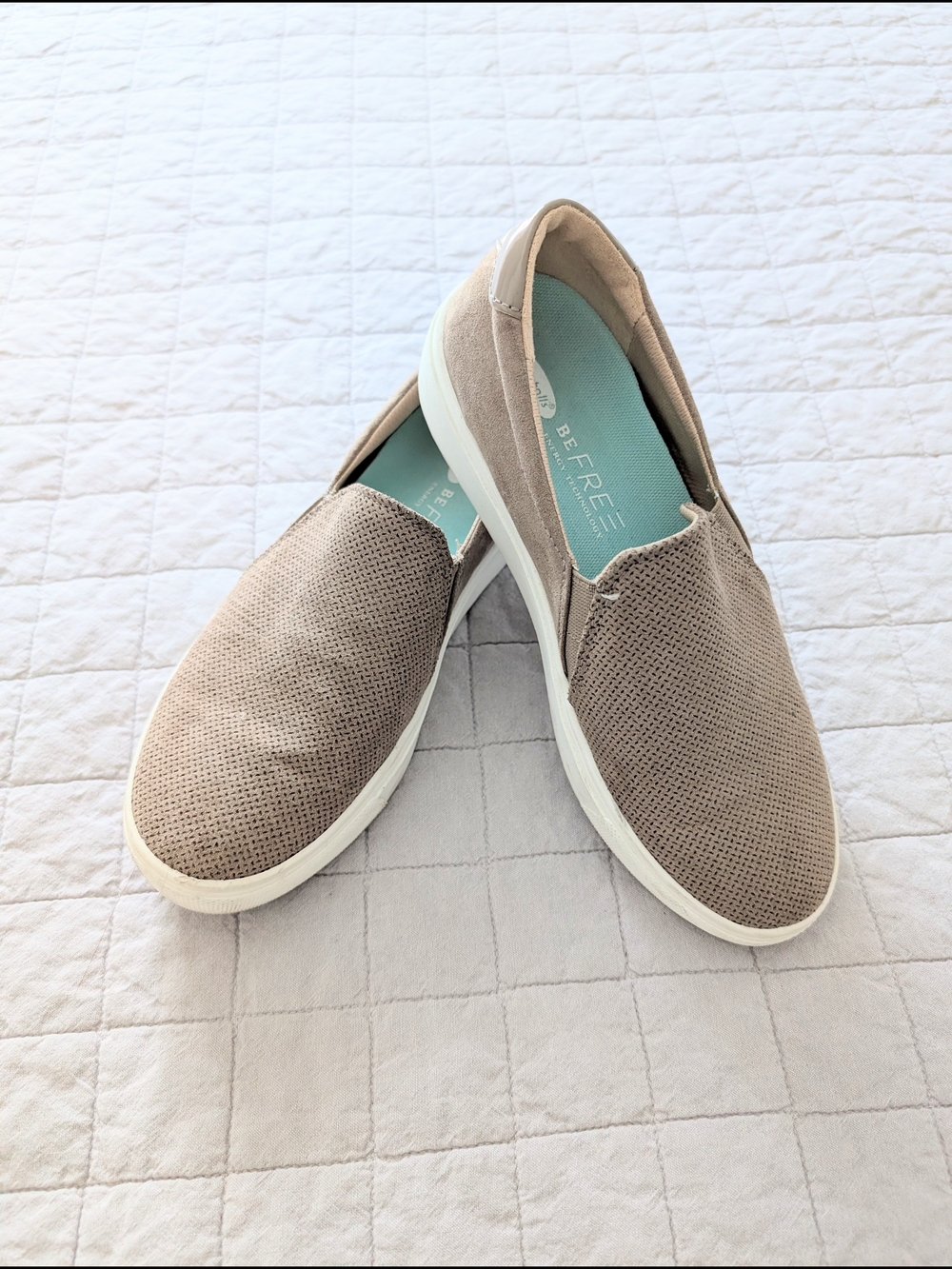 Dr Scholl's Slip-On Sneakers in Taupe Beige